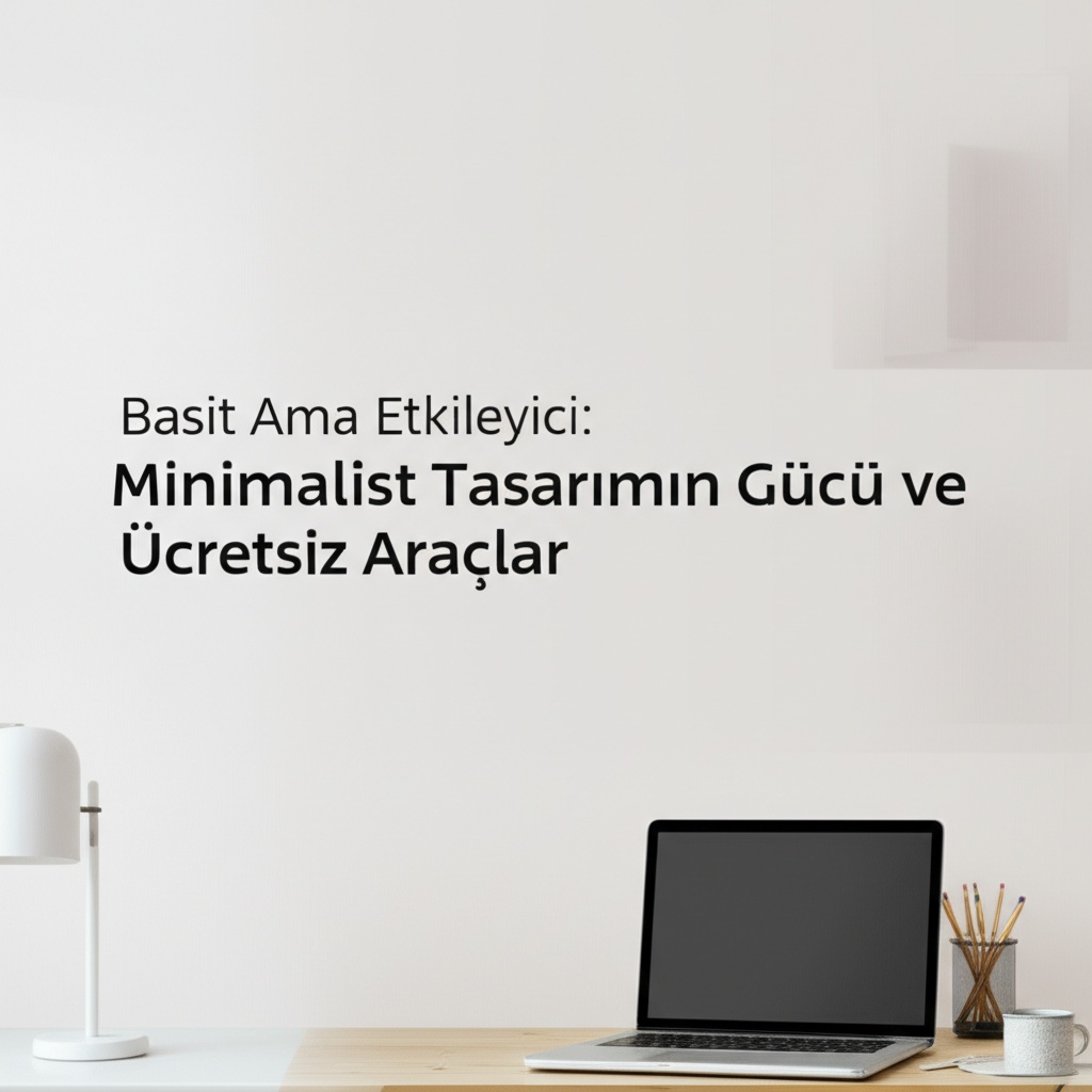 Basit Ama Etkileyici: Minimalist Tasarımın Gücü ve Ücretsiz Araçlar