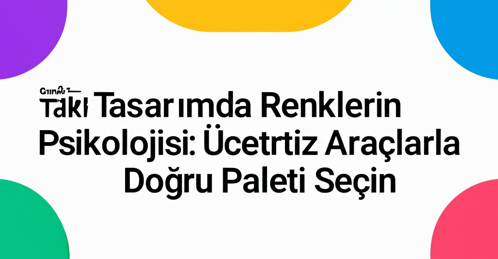 Grafik Tasarımda Renklerin Psikolojisi: Ücretsiz Araçlarla Doğru Paleti Seçin