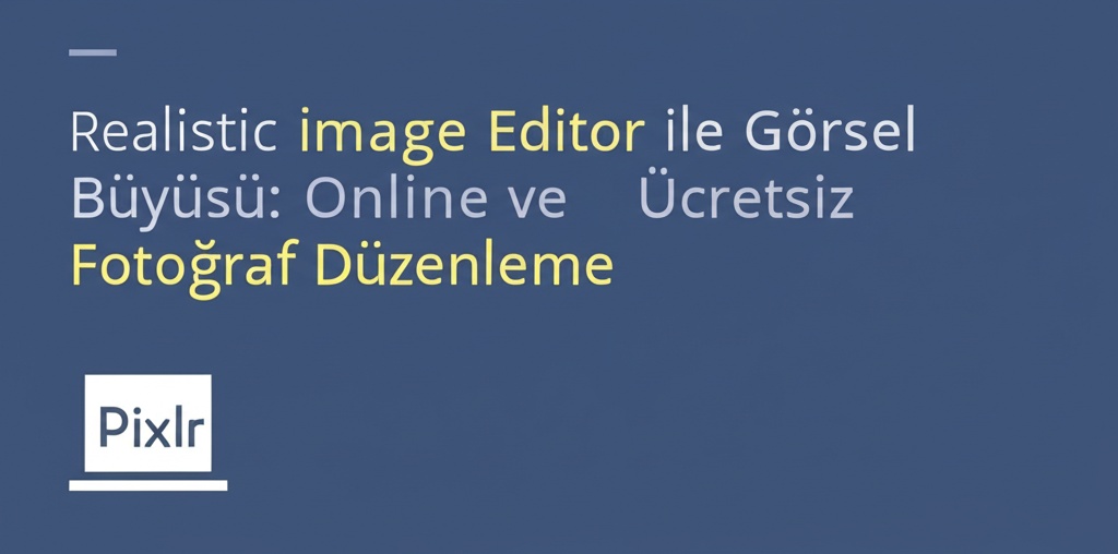 Pixlr Editor ile Görsel Büyüsü: Online ve Ücretsiz Fotoğraf Düzenleme