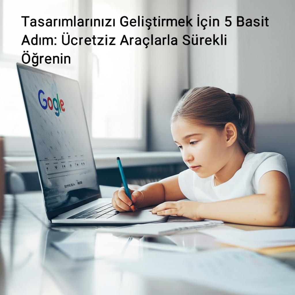 Tasarımlarınızı Geliştirmek İçin 5 Basit Adım: Ücretsiz Araçlarla Sürekli Öğrenin